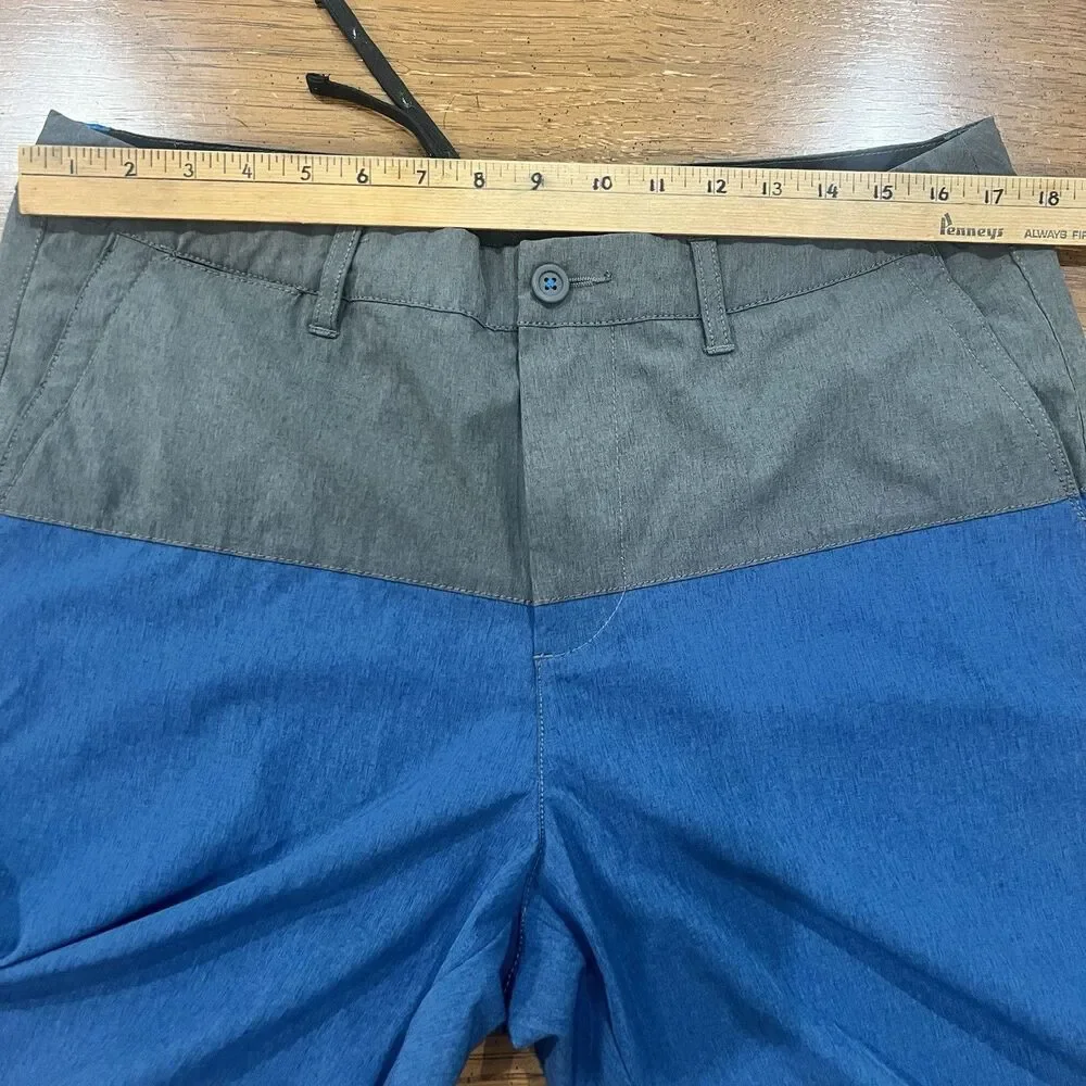 Tommy Bahama Men’s Gray & Blue Hybrid Performance Shorts